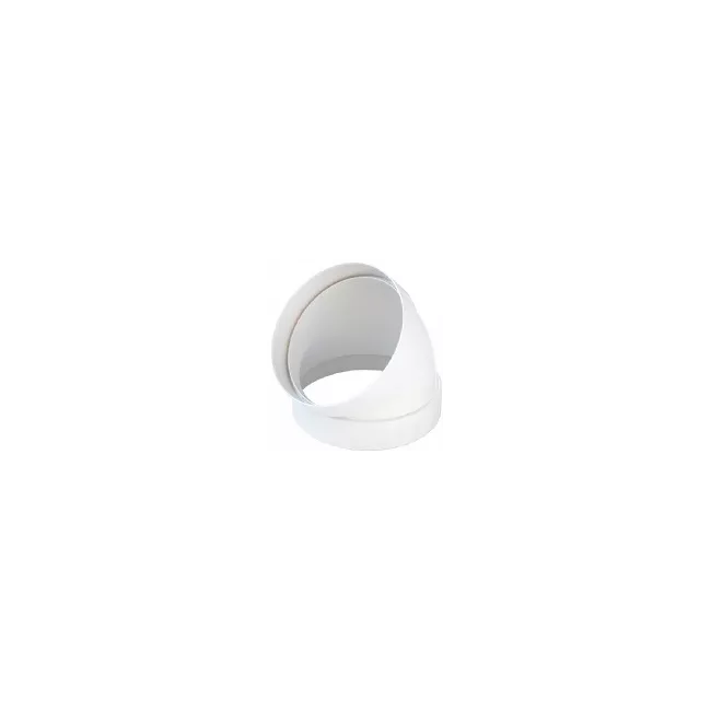 Coude pour gaine ronde en PVC Coude pour gaine ronde en PVC