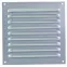 Grille carrée en aluminium à persiennes