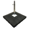Pied support terrasse avec bloc caoutchouc pour collier COC